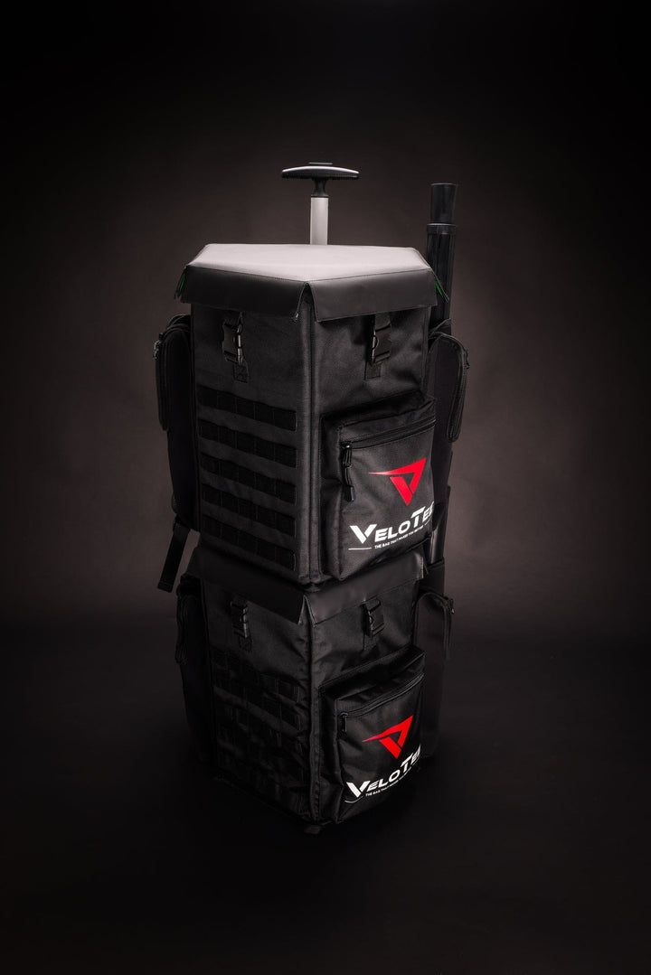 VeloTee Wheeled Bat Bag Wheeled VeloTee 2.0 Pro Baseball & Softball Bat Bag Bundle with TANNER TEE