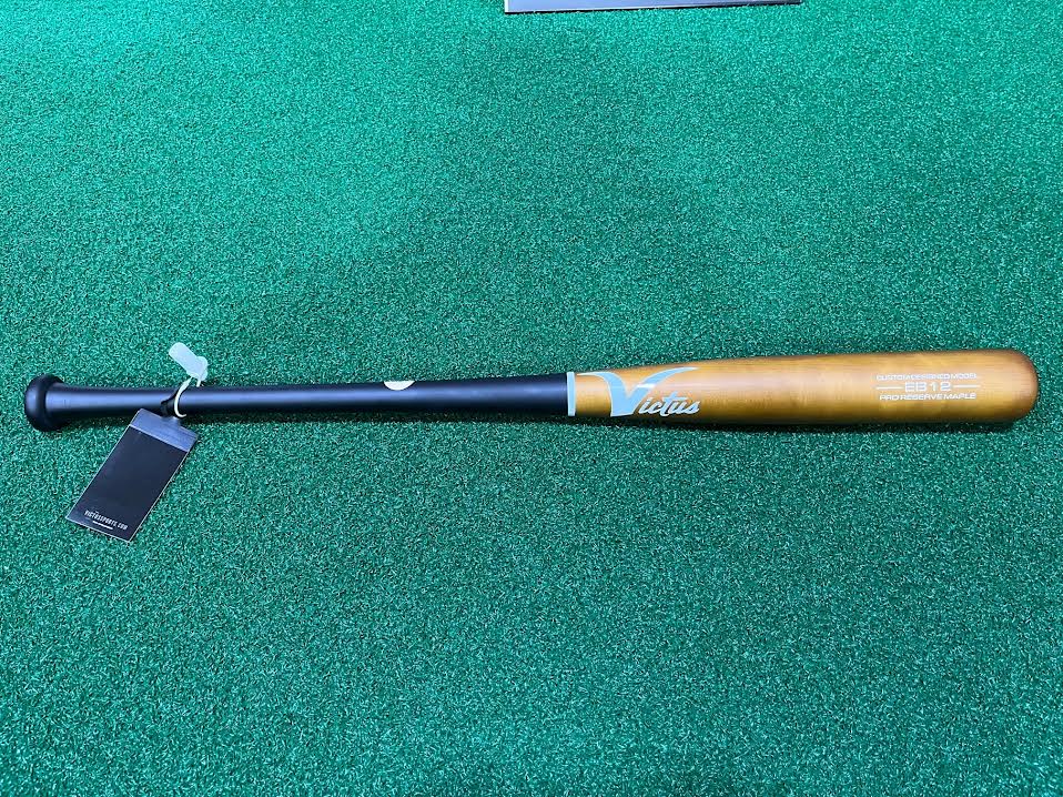 Victus Wood Bat 33" / Matte Black Handle/Brown Barrel Victus EB12 Dealer's Choice Pro Reserve Maple Wood Baseball Bat