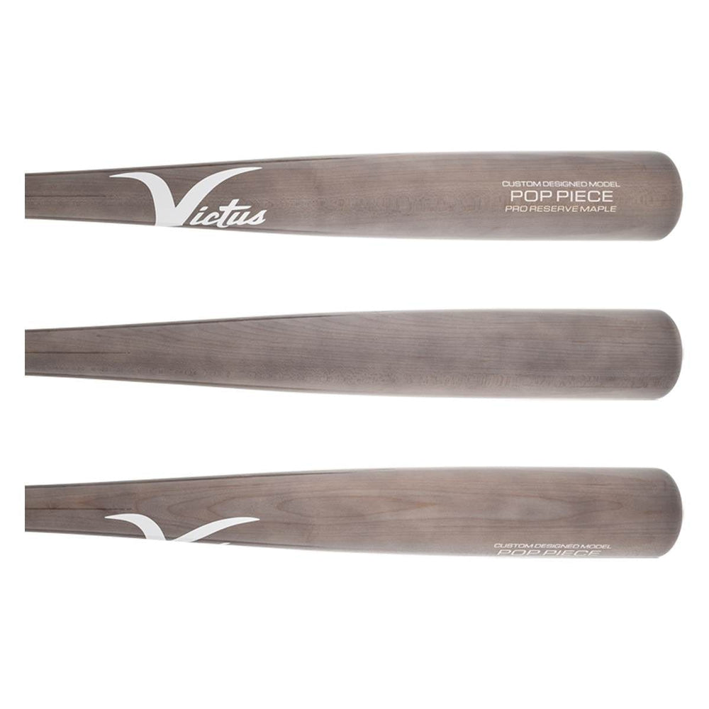 Victus Wood Bat Victus Pro Reserve Pop Piece Gray Maple Wood Baseball Bat