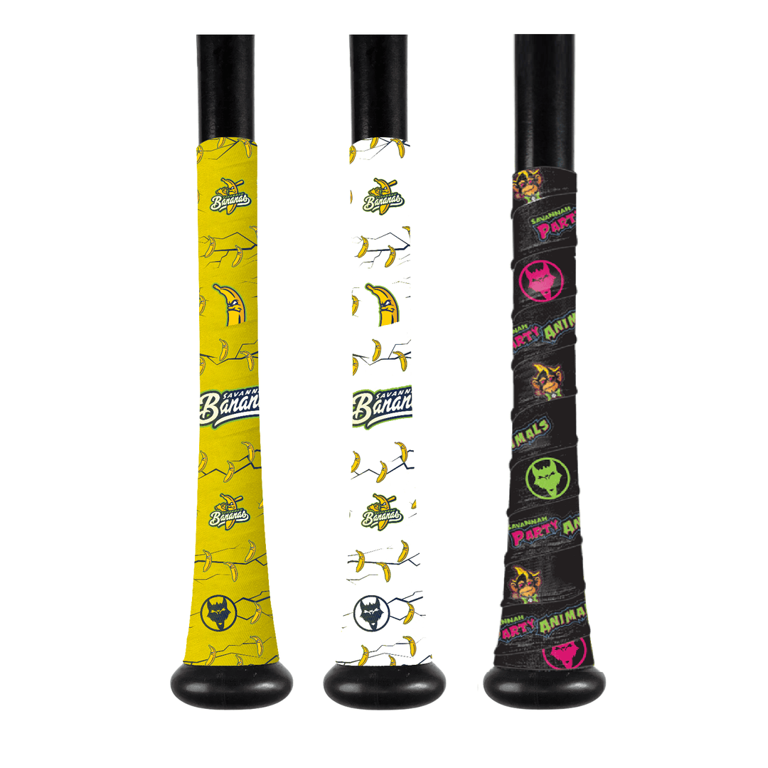 VukGripz Bat Grip Choose Color Below Savannah Bananas Bat Grip Collection