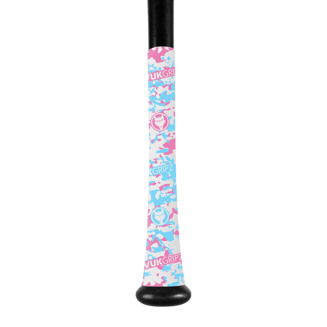 VukGripz Bat Grip Cotton Candy Camo Bat Grip Limited Edition Camo Bat Grip Series