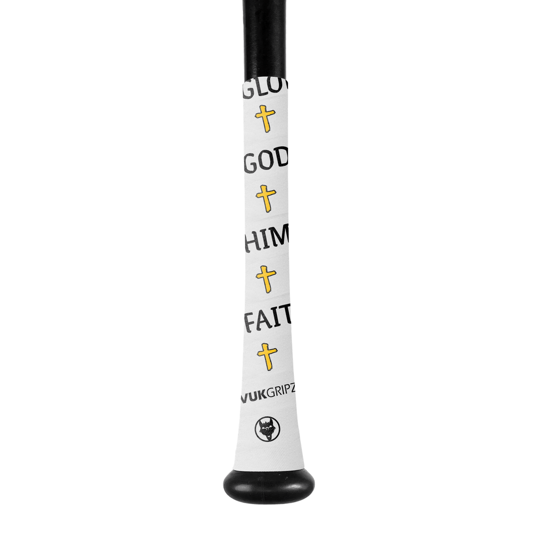 VukGripz Bat Grip Crosses Faith Bat Grip Tape