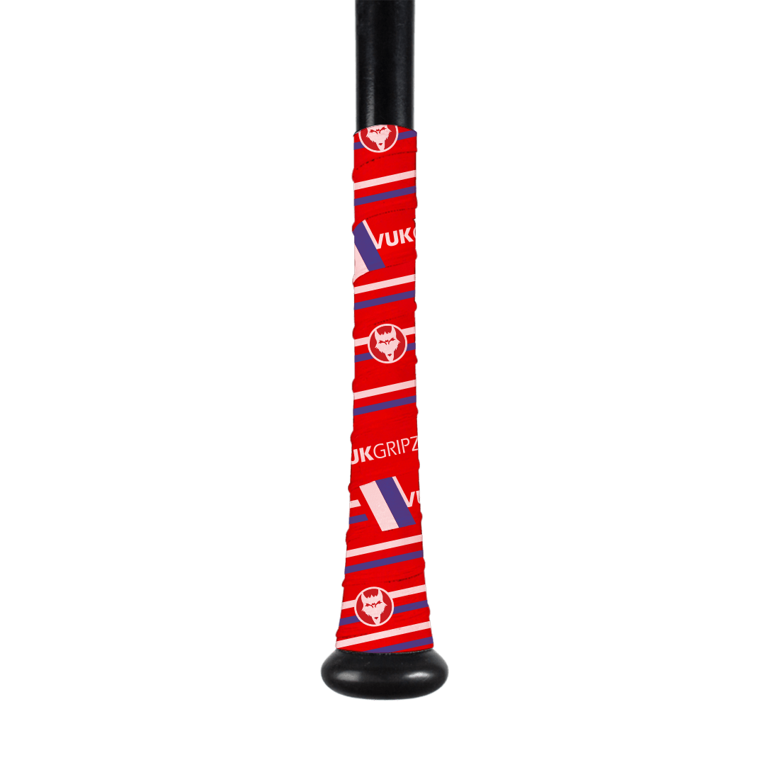 VukGripz Bat Grip Mach 1 Red, White & Blue Bat Grip Tape