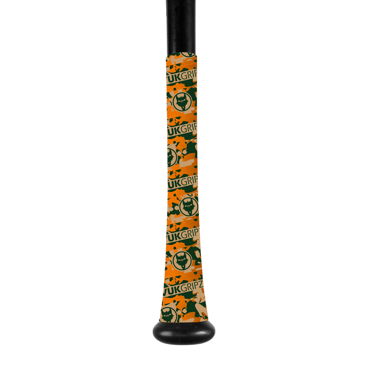 VukGripz Bat Grip Orange Tracker Camo Bat Grip Limited Edition Camo Bat Grip Series
