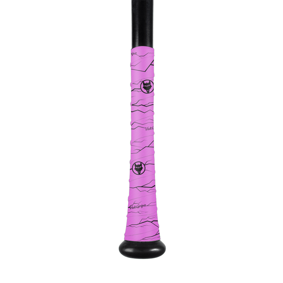 VukGripz Bat Grip Pink/Black Pulse Bat Grip Tape