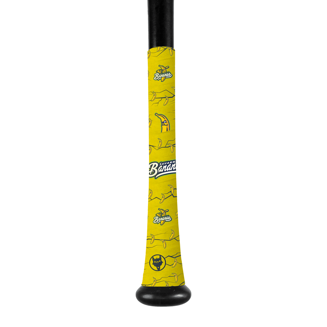 VukGripz Bat Grip Savannah Bananas Yellow Savannah Bananas Bat Grip Collection
