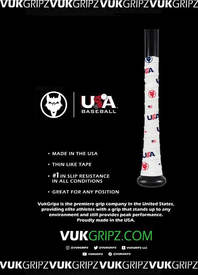 VukGripz Bat Grip USA Baseball Bat Grip Tape Collection