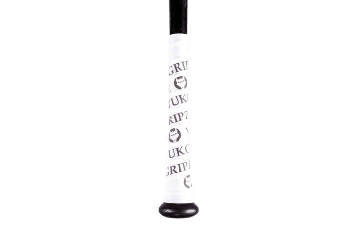VukGripz Bat Grip White Bat Grip Tape with Black