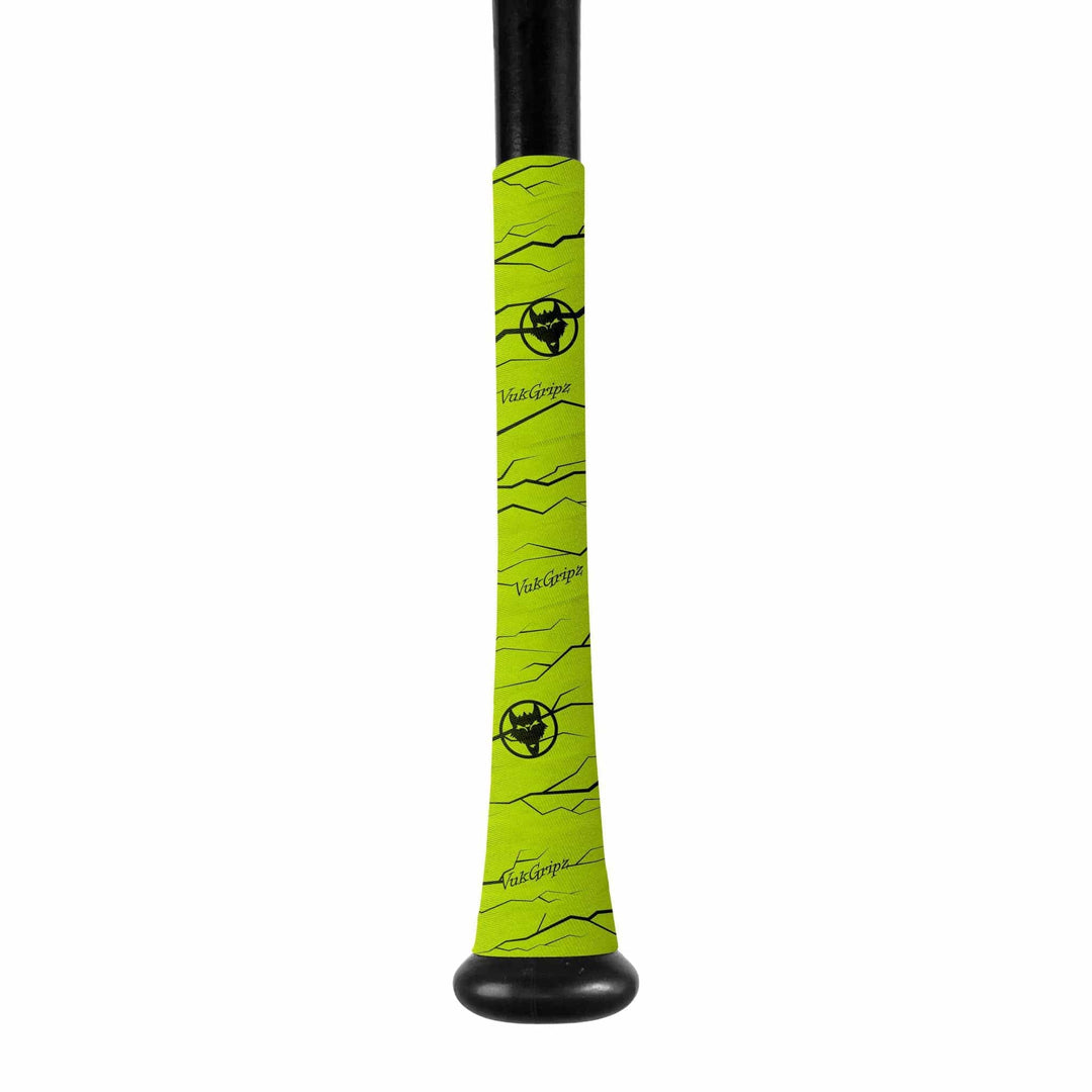 VukGripz Bat Grip XL Pulse Neon Green Bat Grip Tape