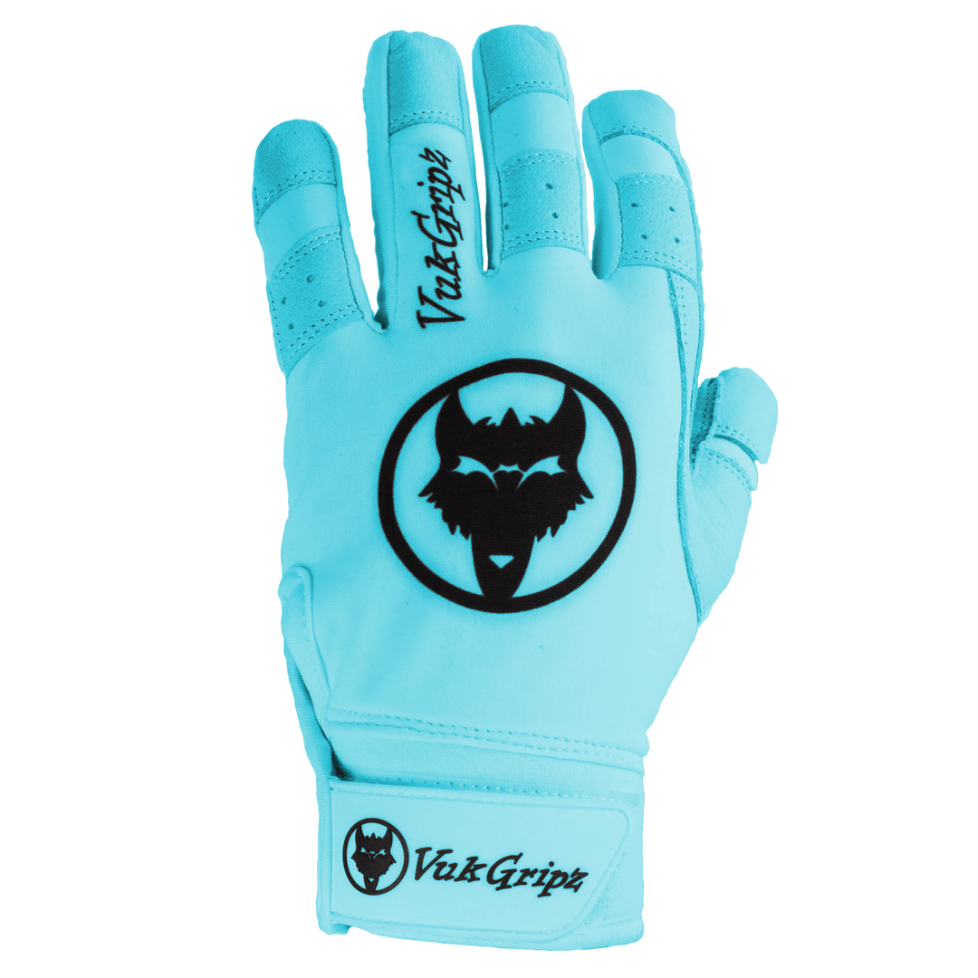 VukGripz Batting Gloves Howler Baby Blue Batting Gloves
