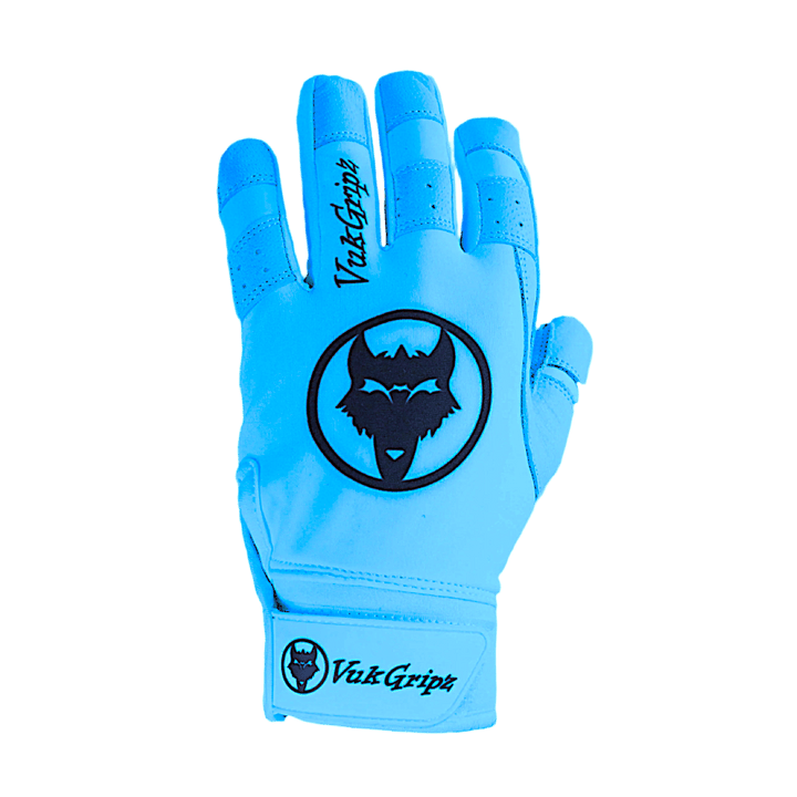 VukGripz Batting Gloves Howler Baby Blue Batting Gloves