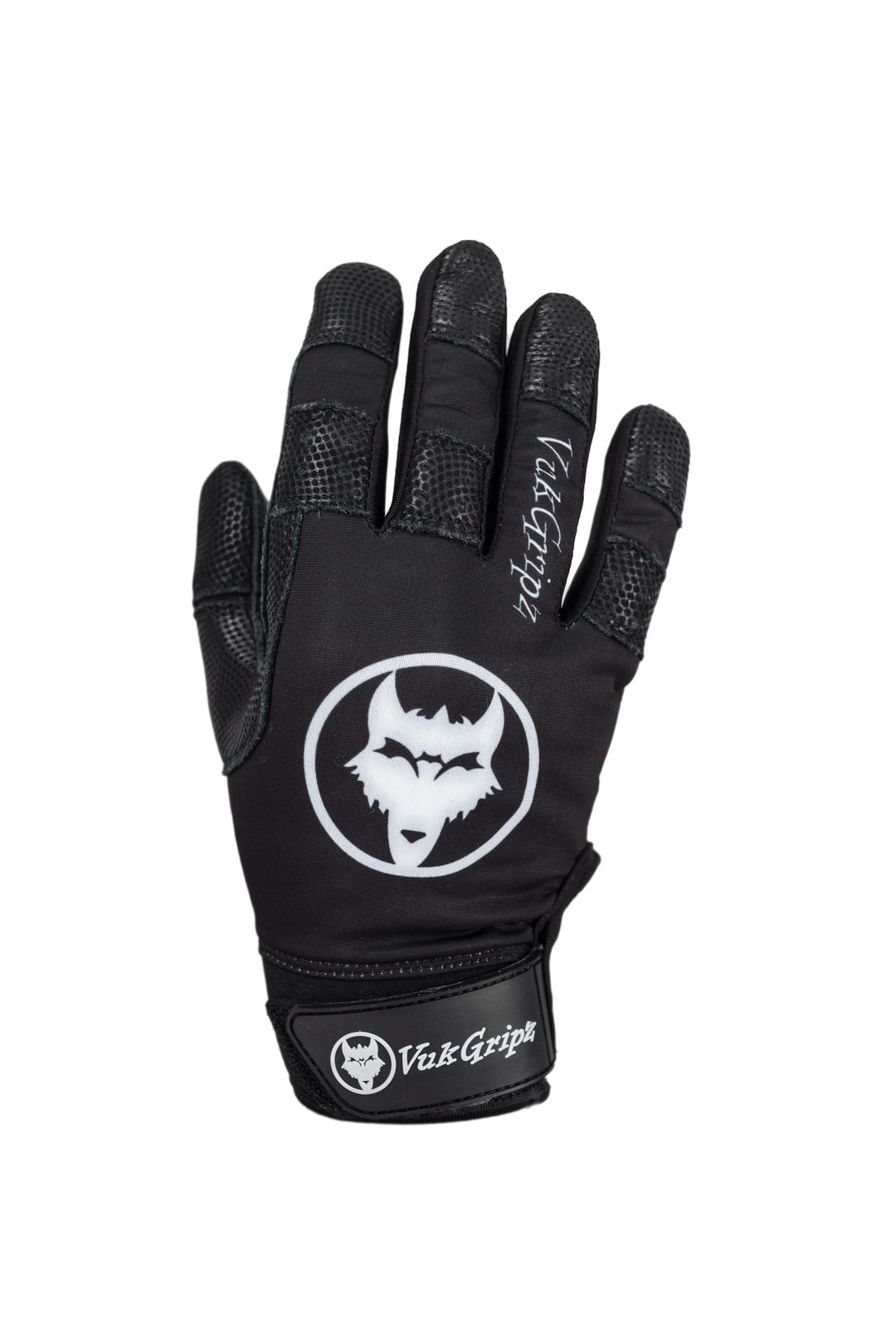 VukGripz Batting Gloves Howler Black Batting Gloves