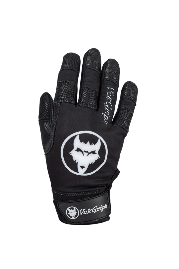 VukGripz Batting Gloves Howler Black Batting Gloves