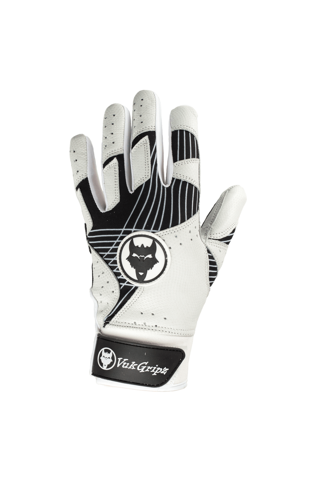 VukGripz Batting Gloves Prowler Black Batting Gloves