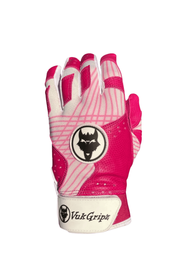 VukGripz Batting Gloves Prowler Pink Batting Gloves
