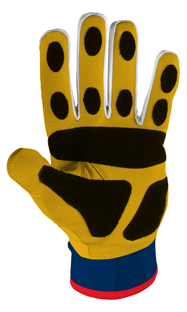 VukGripz Batting Gloves Prowler Red & Navy Batting Gloves