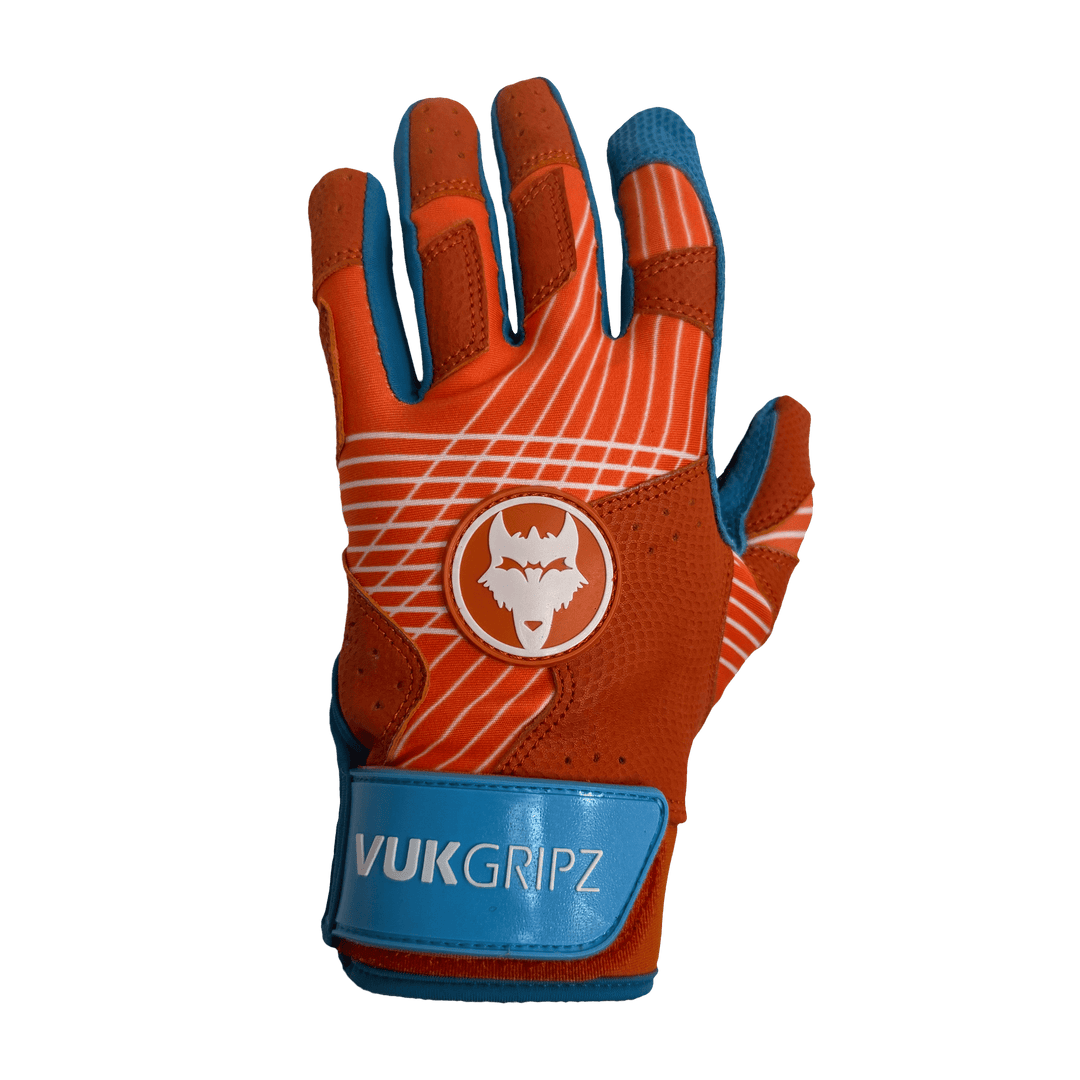 VukGripz Batting Gloves Prowler Sunset Batting Gloves