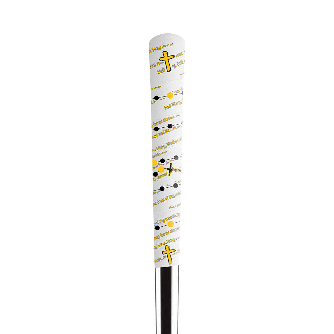 VukGripz White Faith Golf Grip Rosary