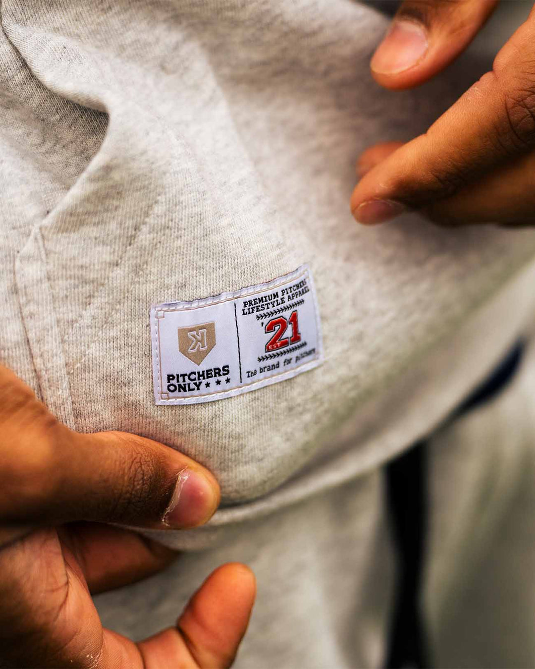 Pitchers Only Hoodie Core Hoodie - Gray